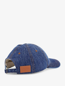 Loewe Women's Paulas Ibiza Blue Denim Hat Blue