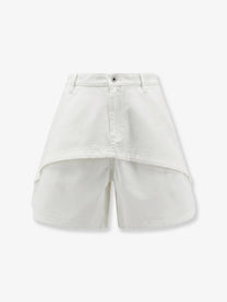 Loewe Women's Paulas Ibiza Cotton Shorts White