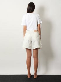 Loewe Women's Paulas Ibiza Cotton Shorts White