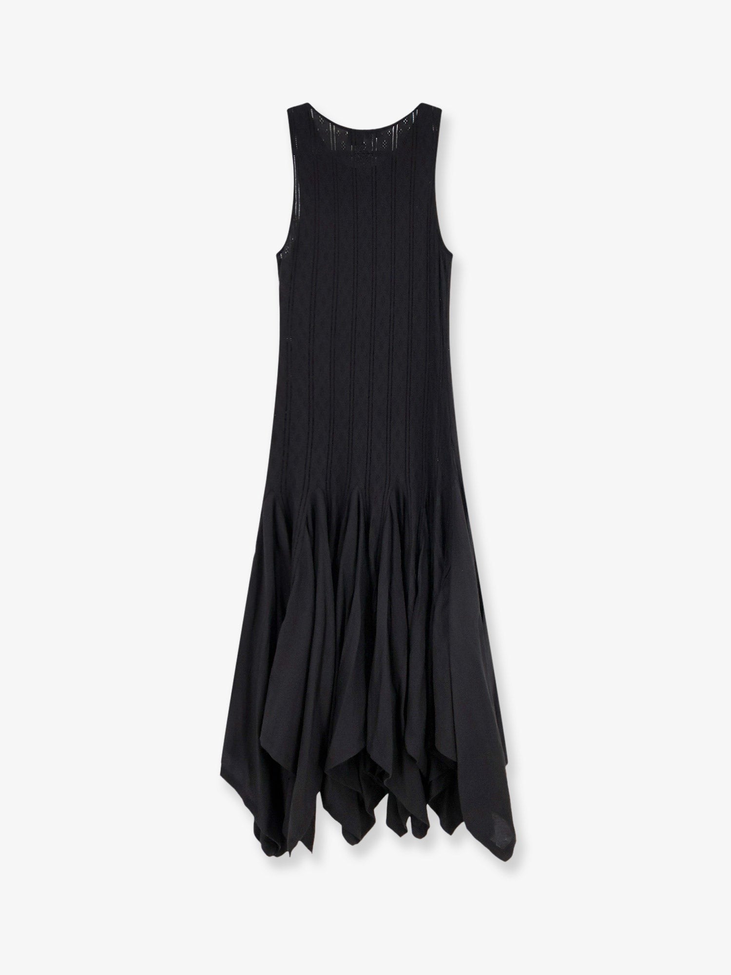 Loewe Women's Paulas Ibiza Embroidered Cotton Long Dress Black
