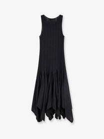 Loewe Women's Paulas Ibiza Embroidered Cotton Long Dress Black