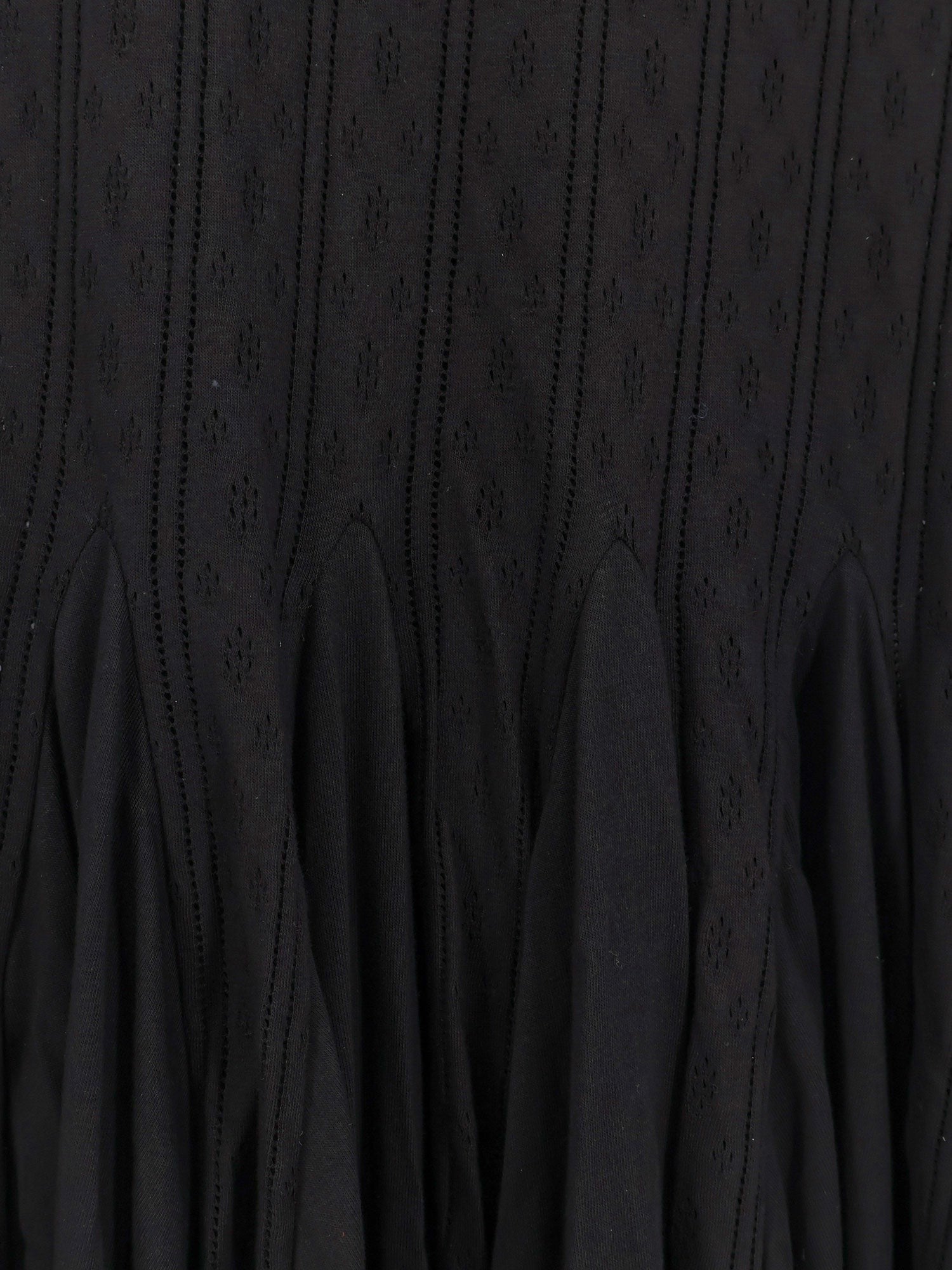Loewe Women's Paulas Ibiza Embroidered Cotton Long Dress Black