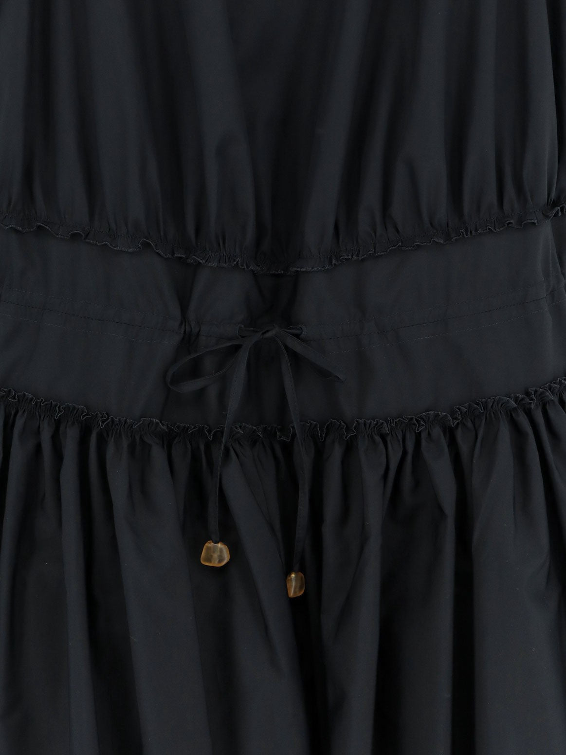 Loewe Women's Paulas Ibiza Lightweight Cotton Dress Black