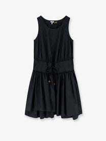 Loewe Women's Paulas Ibiza Lightweight Cotton Dress Black