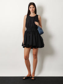Loewe Women's Paulas Ibiza Lightweight Cotton Dress Black