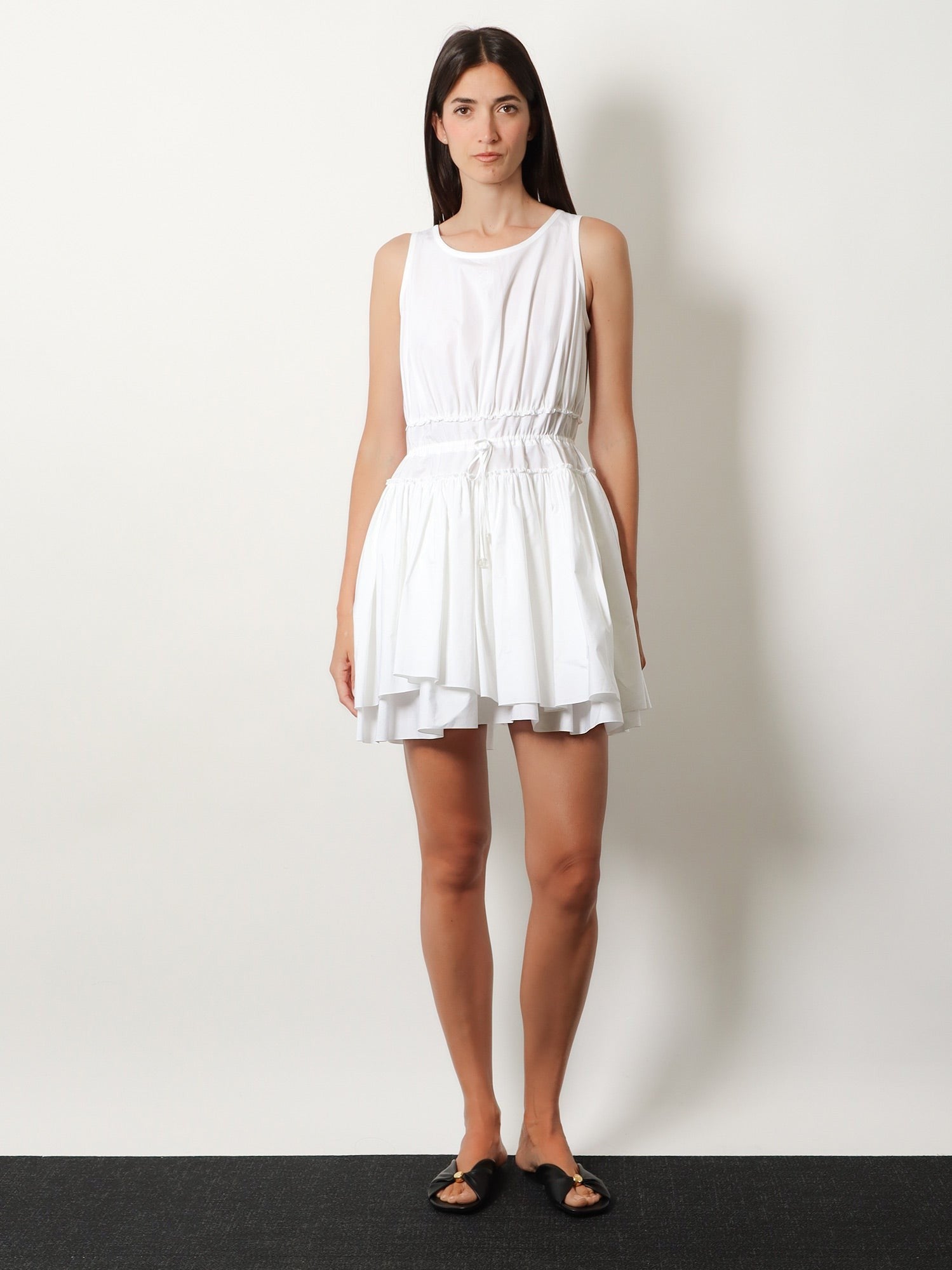 Loewe Women's Paulas Ibiza Lightweight Cotton Dress White
