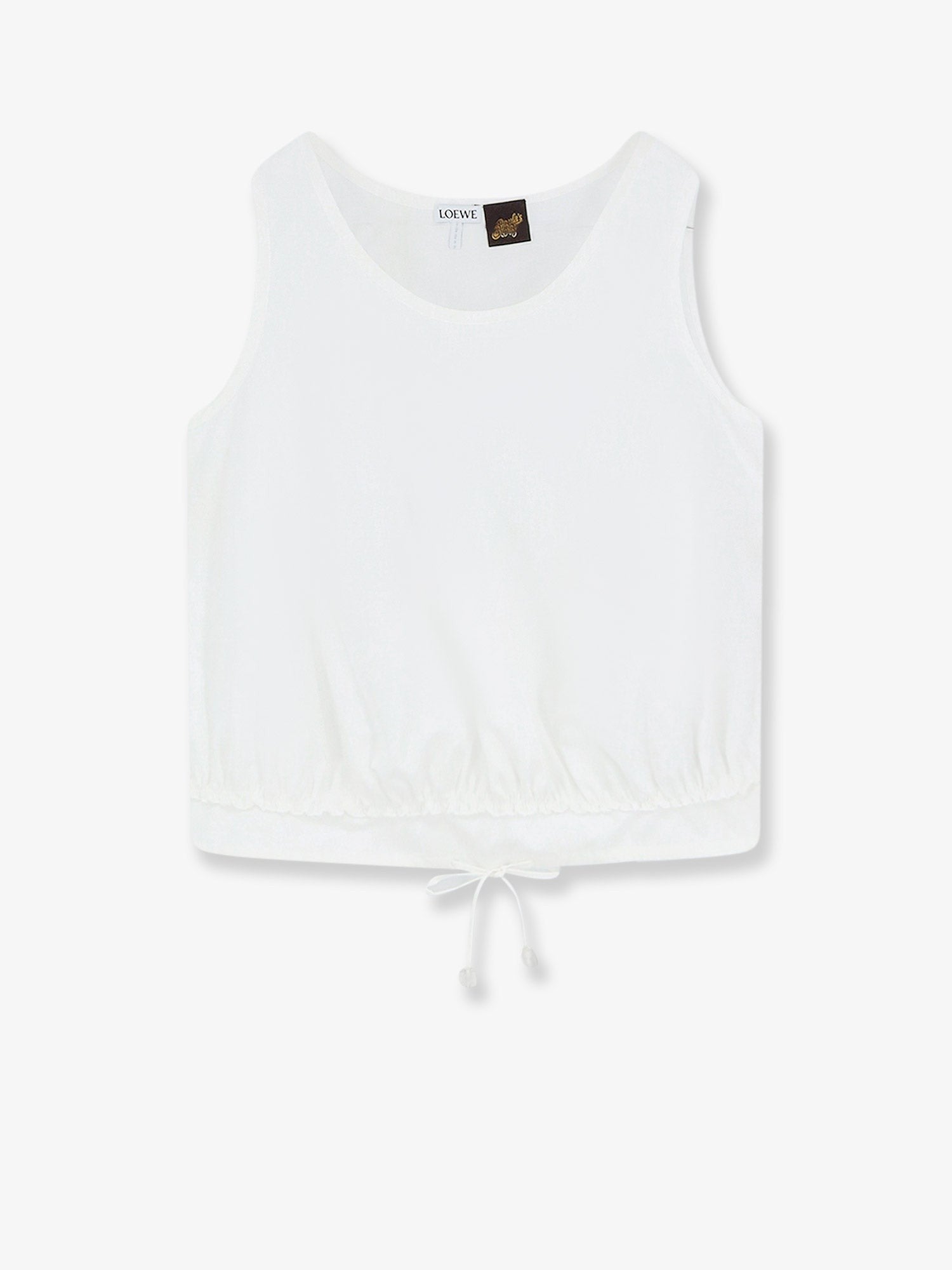 Loewe Women's Paulas Ibiza Lightweight Cotton Top White
