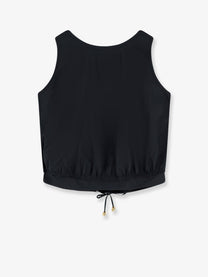 Loewe Women's Paulas Ibiza Lightweight Cotton Top Black