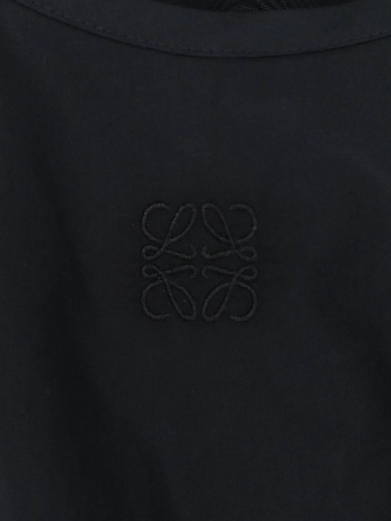 Loewe Women's Paulas Ibiza Lightweight Cotton Top Black
