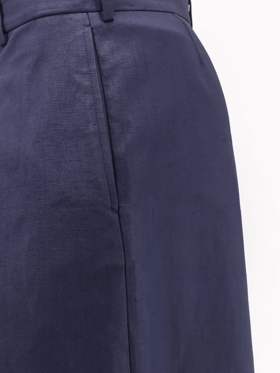 Loewe Men's Paulas Ibiza Linen and Cotton Bermuda Shorts Black