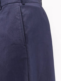 Loewe Men's Paulas Ibiza Linen and Cotton Bermuda Shorts Black