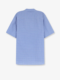 Loewe Men's Paulas Ibiza Madras Cotton Shirt White