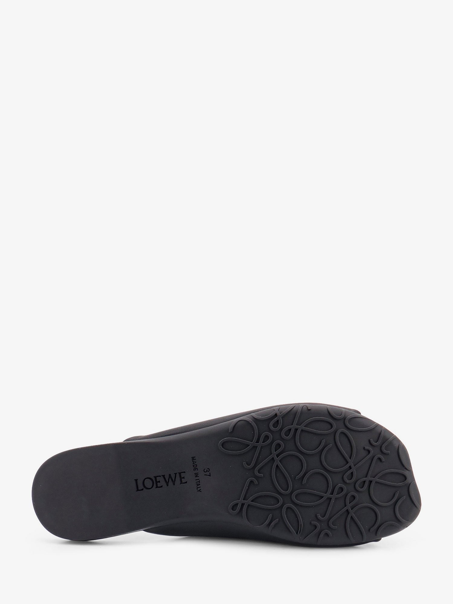 Loewe Women's Paulas Ibiza Pebble Soft Leather Sandals Black