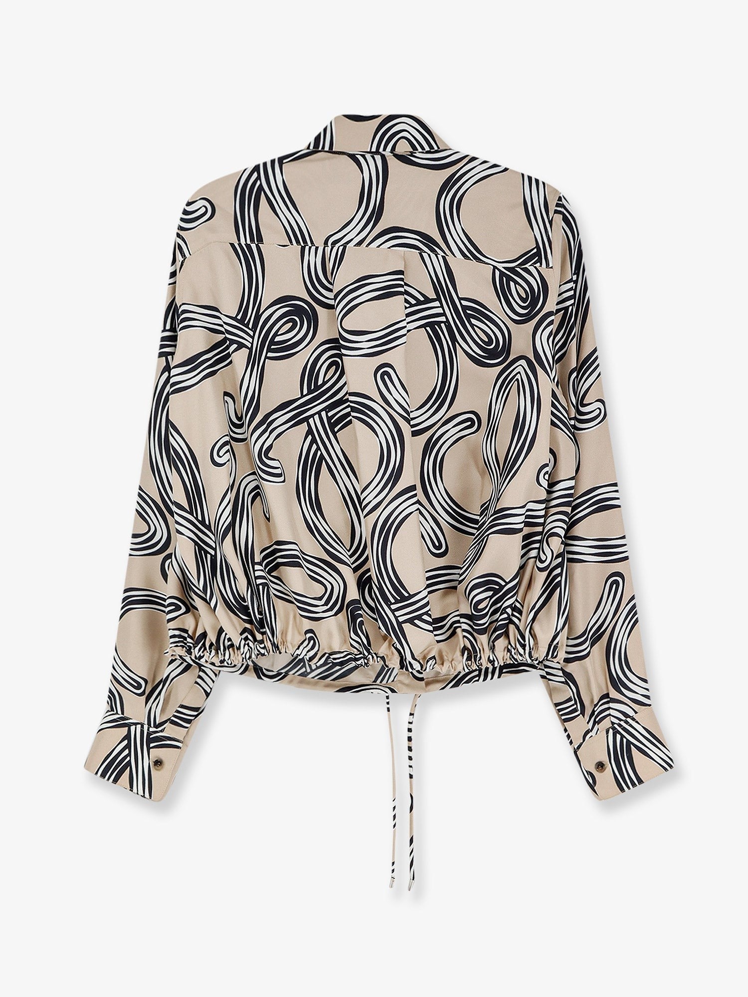 Loewe Women's Paulas Ibiza Printed Silk Shirt Black