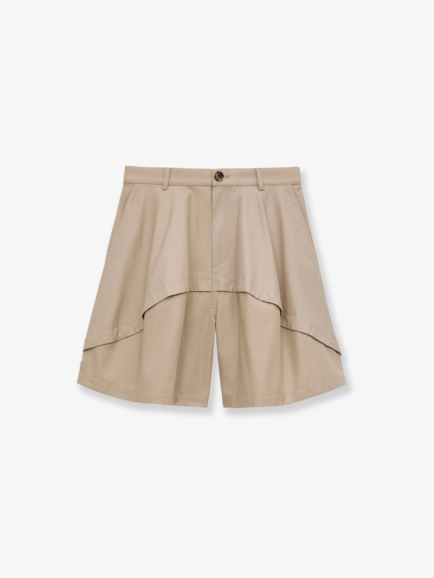 Loewe Women's Paulas Ibiza Relaxed Fit Cotton Shorts Beige