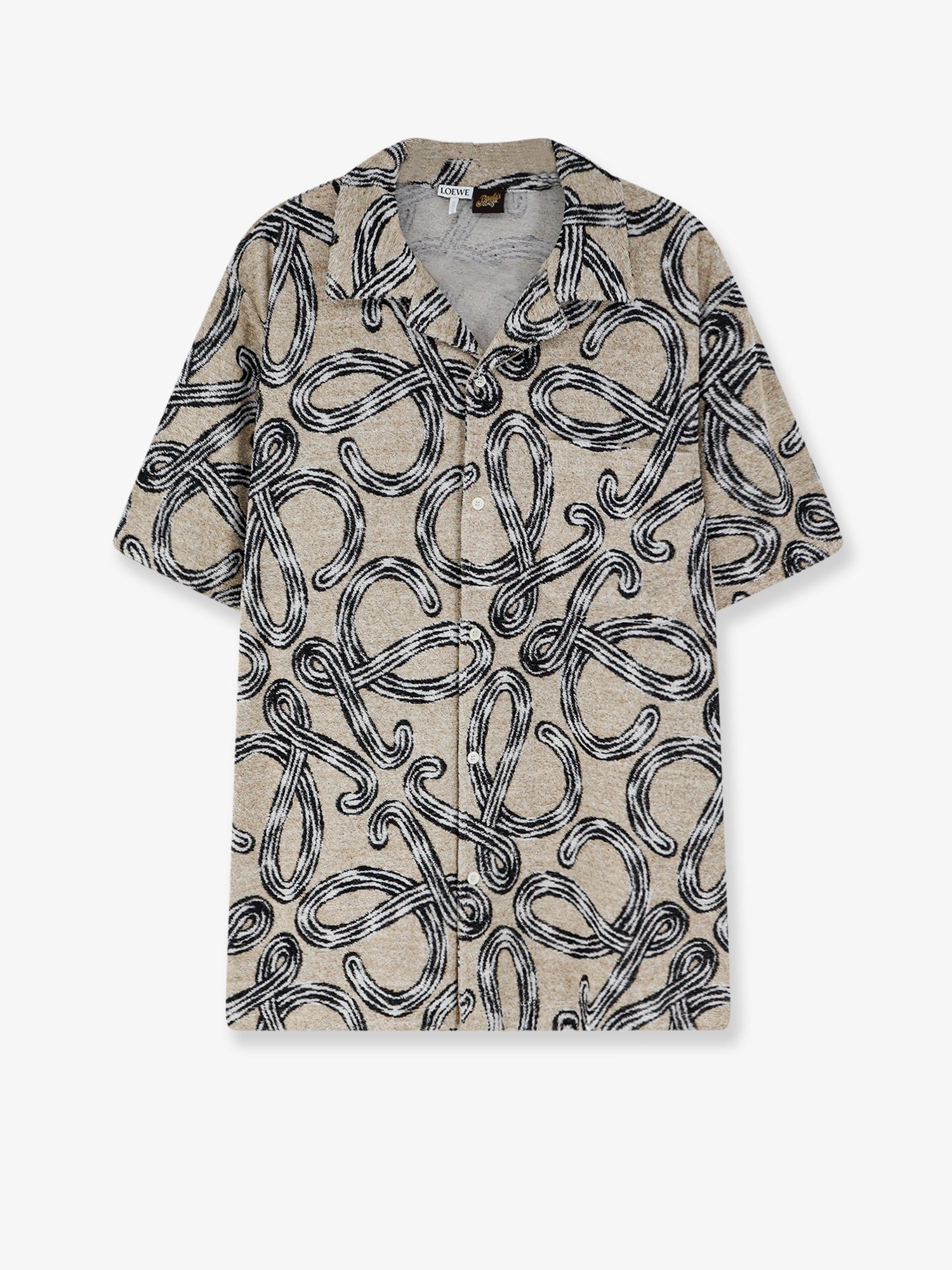 Loewe Men's Paulas Ibiza Terrycloth Shirt Black