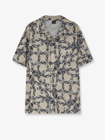 Loewe Men's Paulas Ibiza Terrycloth Shirt Black
