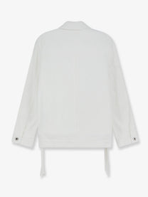 Loewe Women's Paulas Ibiza Workwear White Denim Jacket White