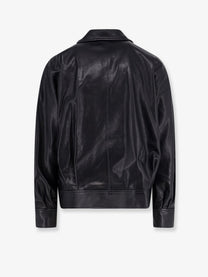 ARMA Men's Paulo Black Leather Jacket Black