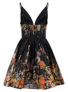 Zimmermann Pavilion Neck Mini Dress Black, view 2