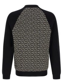 Balmain PB Monogram Mesh White