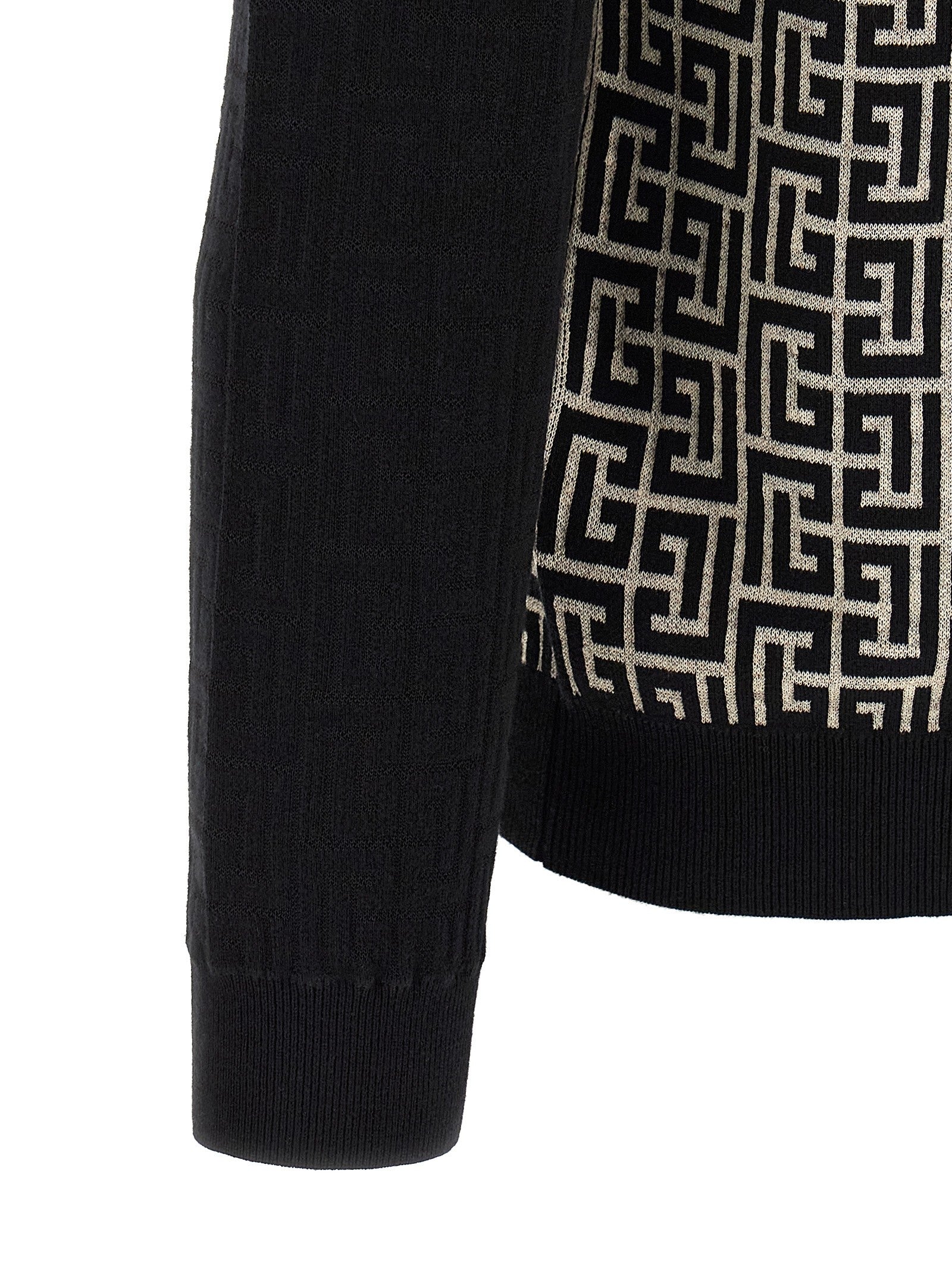 Balmain PB Monogram Mesh White