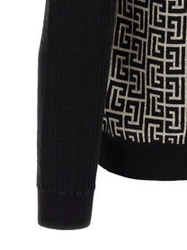 Balmain PB Monogram Mesh White