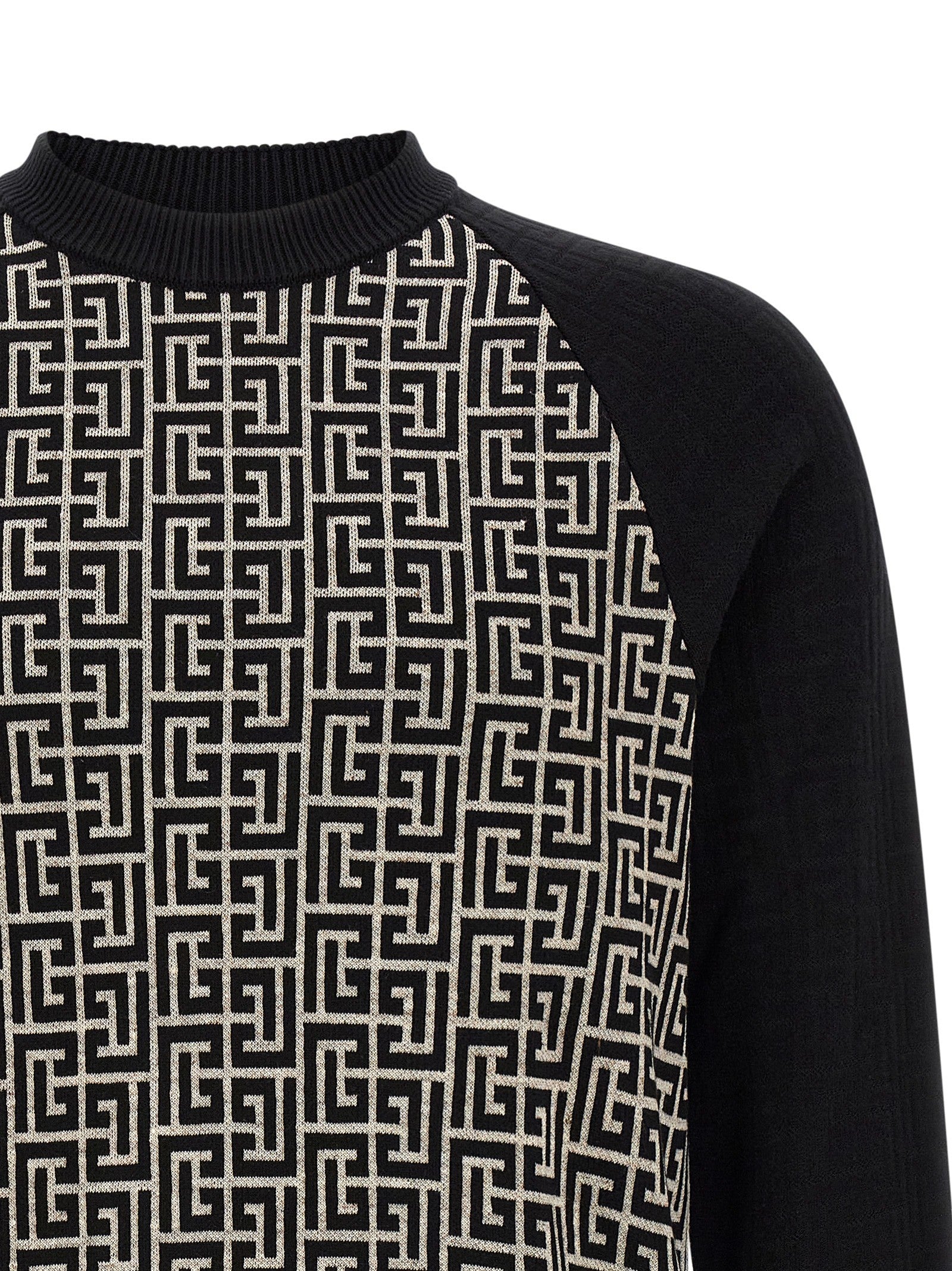 Balmain PB Monogram Mesh White