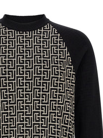 Balmain PB Monogram Mesh White