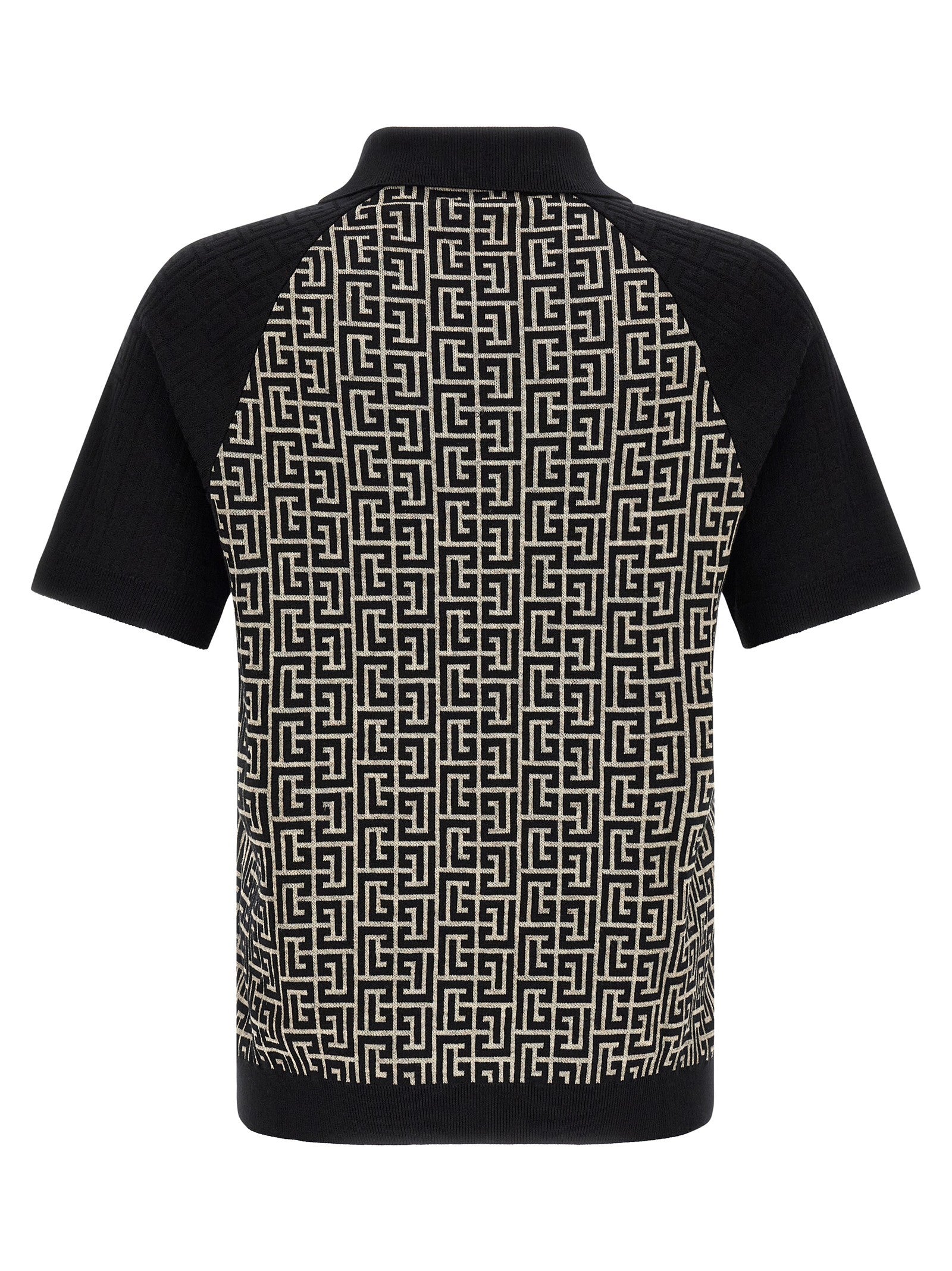 Balmain PB Monogram Polo White