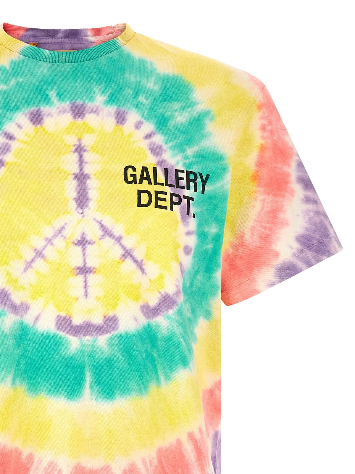 Gallery Dept Peace Tie Dye Shirt Gold