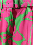 Dries Van Noten Women's Peaches Bis Viscose Trousers Green, view 5