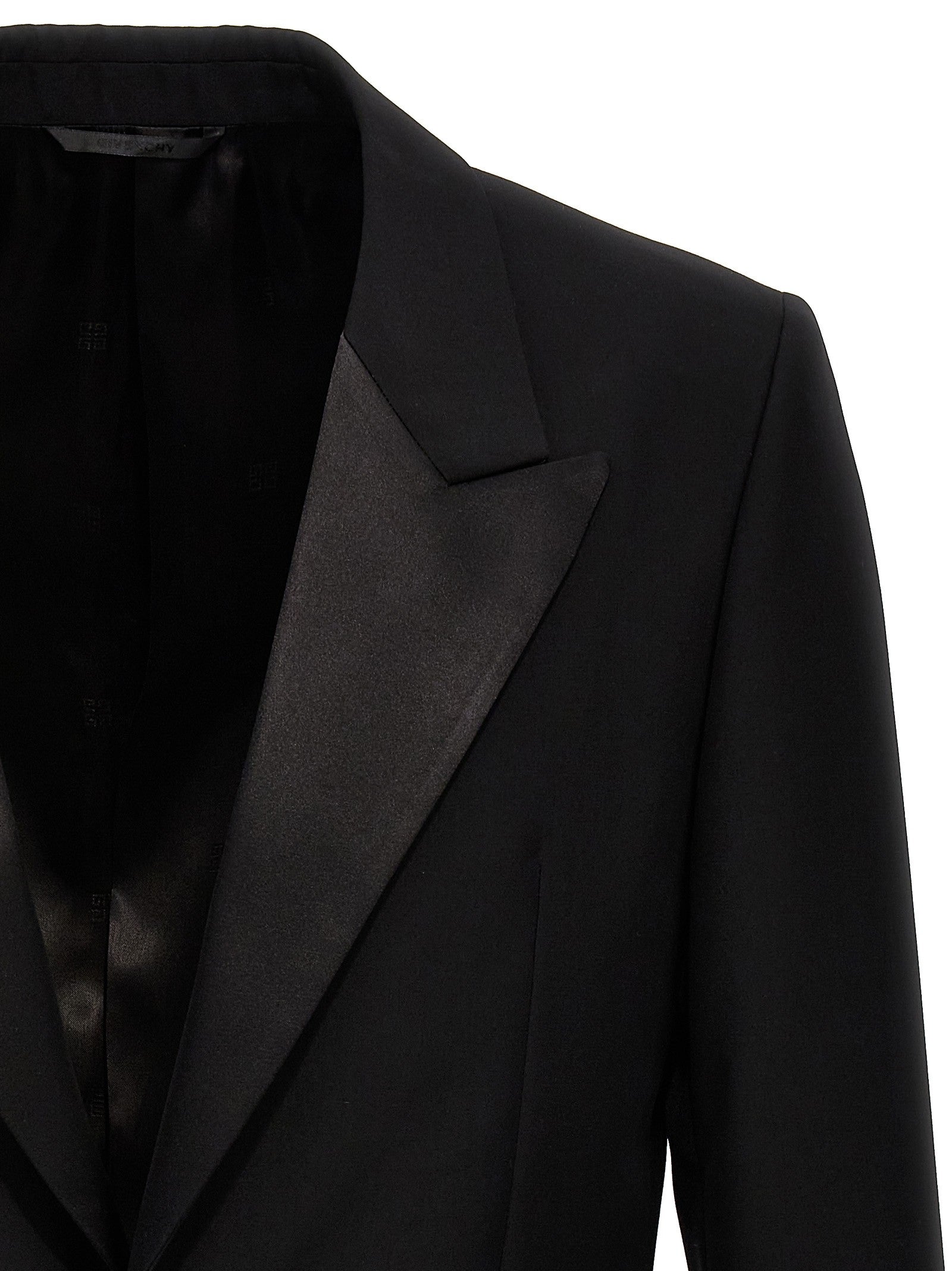 Givenchy Peack Lapel Blazer Black