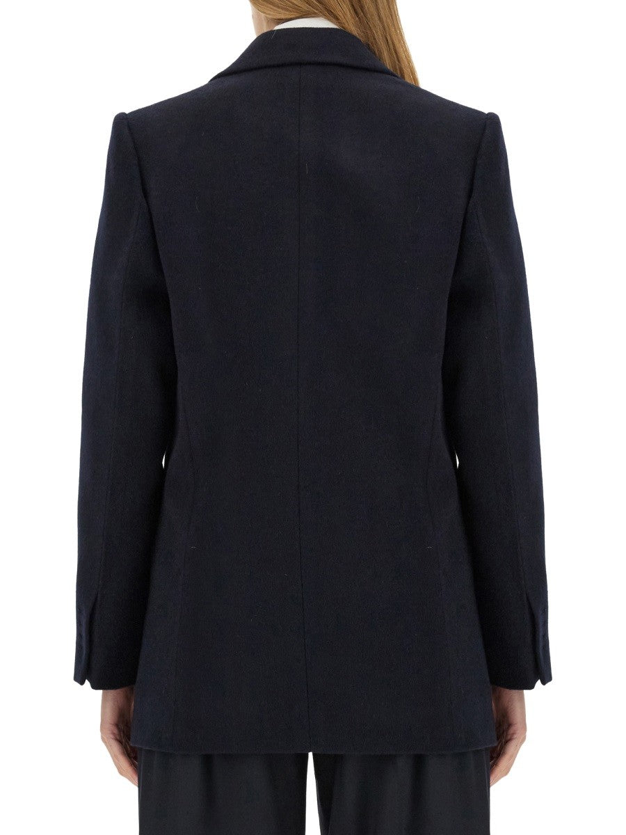 Victoria Beckham Women's Peak Label Jacket Blue, view 3