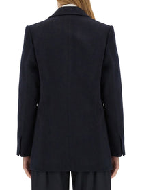 Victoria Beckham Women's Peak Label Jacket Blue, view 3