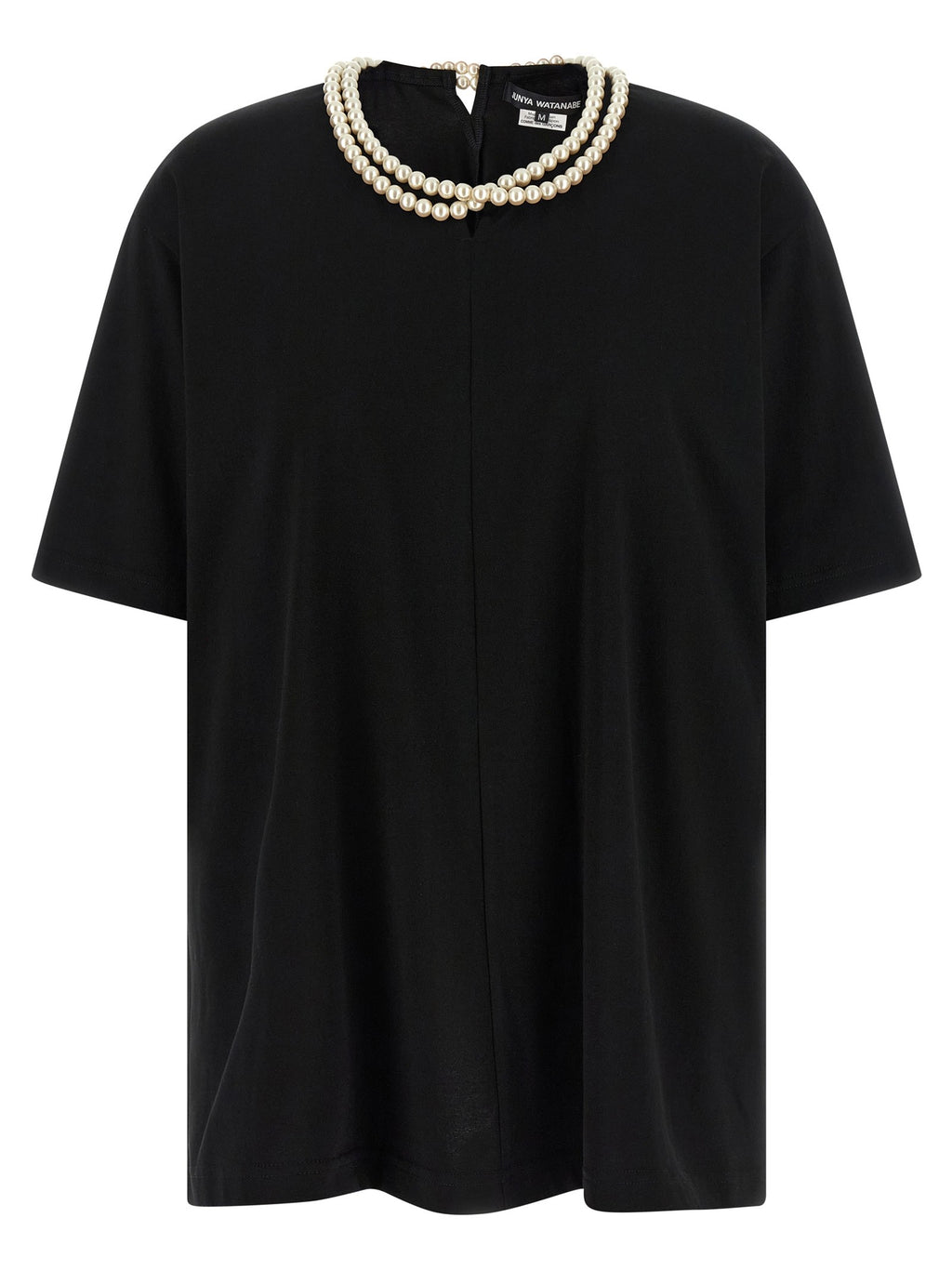 Junya Watanabe Pearl Necklace Shirt Black