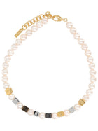 Moschino Women's Pearl Necklace Silver, view 2