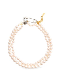 Moschino Women's Pearl Necklace White