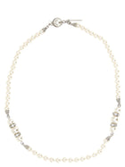 Alessandra Rich Pearl Necklace White
