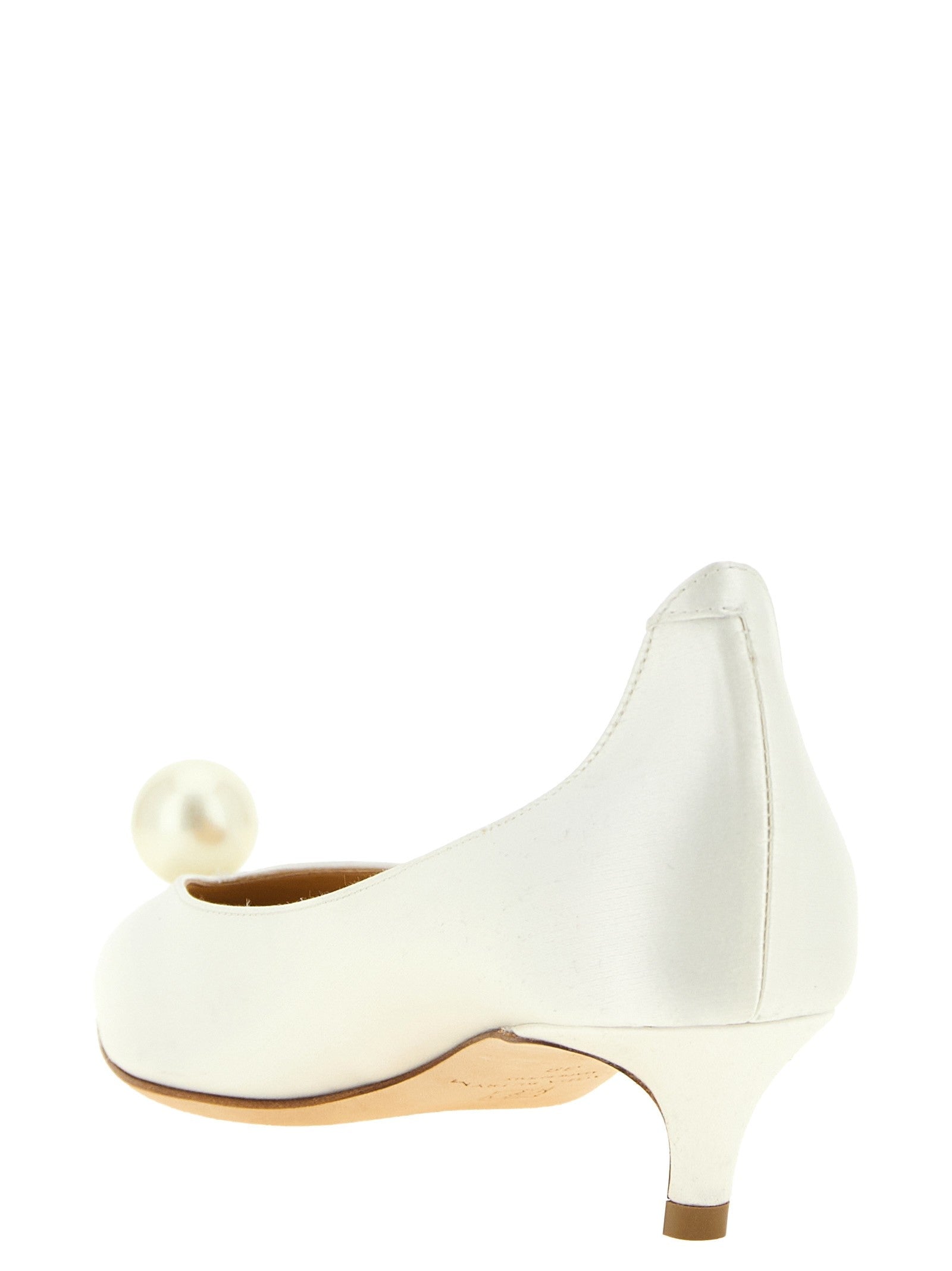 Magda Butrym Pearl Pumps White
