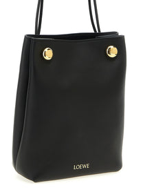 Loewe Pebble Clutch Black
