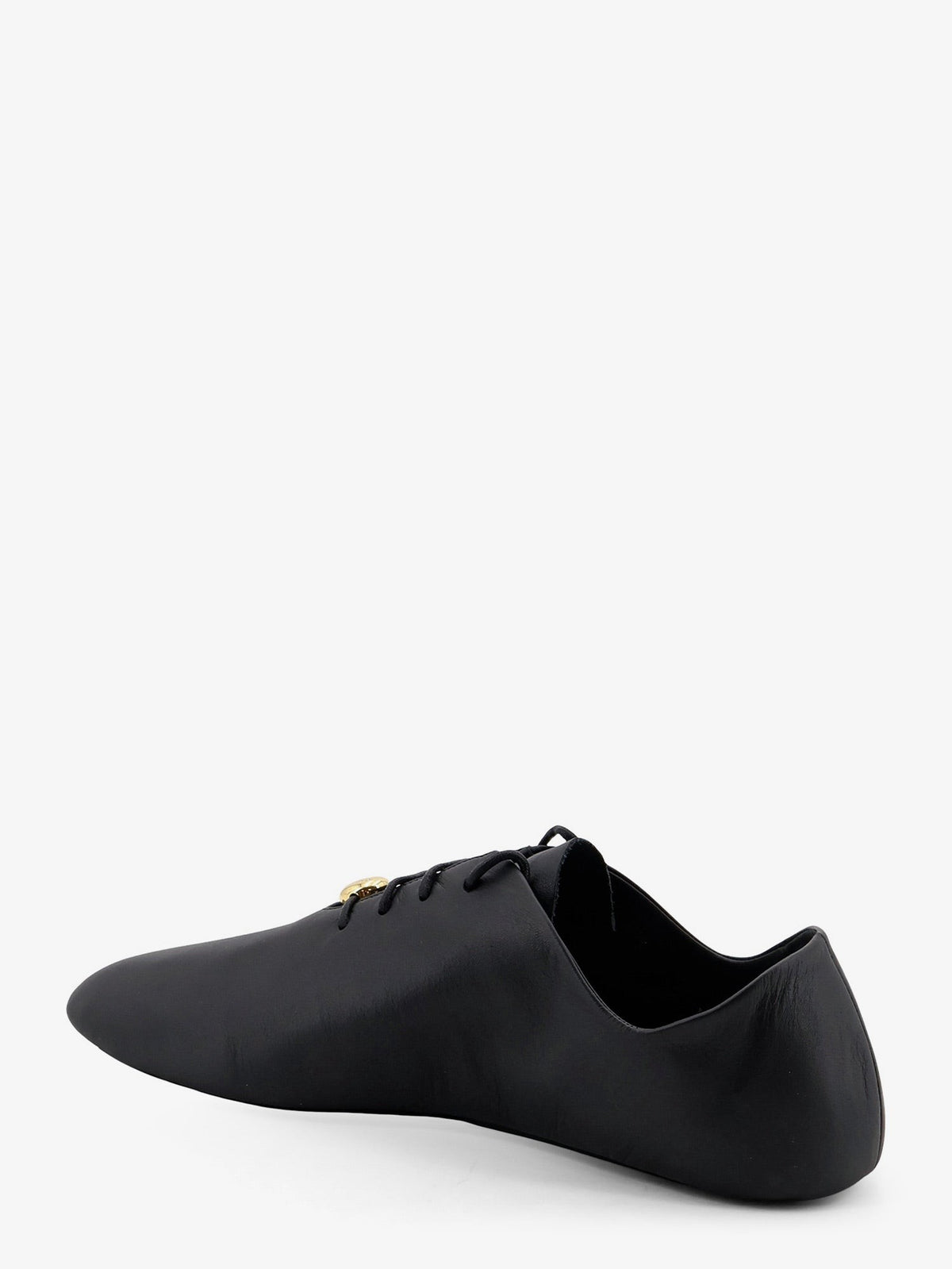 Loewe Women's Pebble Soft Leather Sneakers Black, view 3