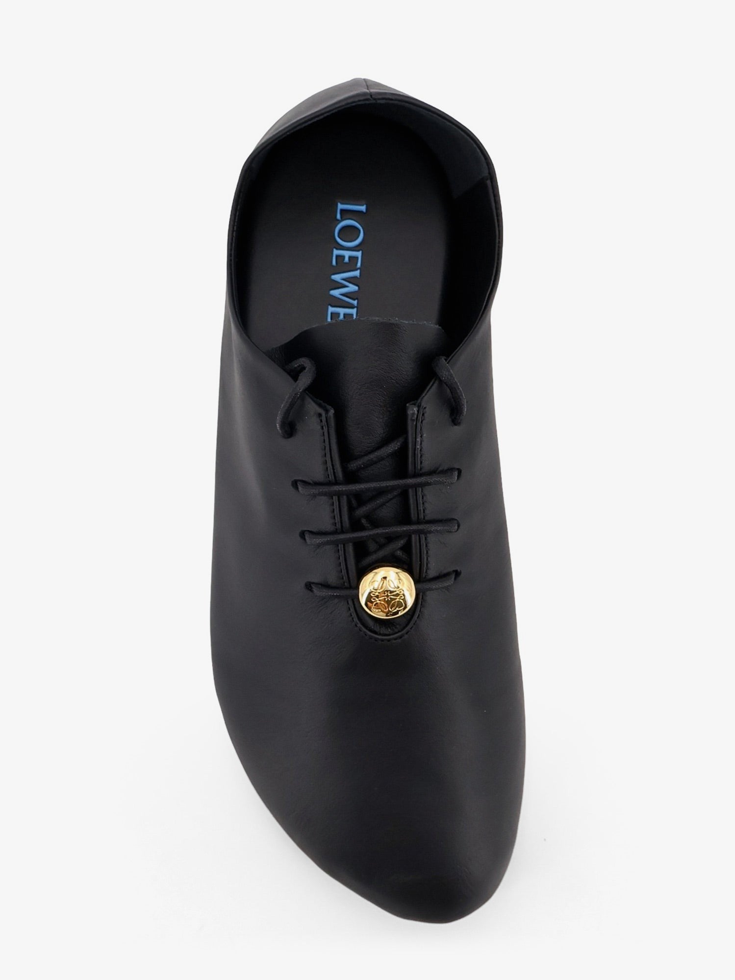 Loewe Women's Pebble Soft Leather Sneakers Black