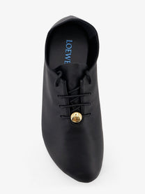 Loewe Women's Pebble Soft Leather Sneakers Black