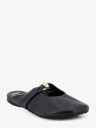 Loewe Women's Pebble Soft Low Leather Sandals Black, view 2