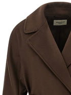Weekend Max Mara Pedale Coat Brown, view 3