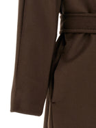 Weekend Max Mara Pedale Coat Brown, view 4