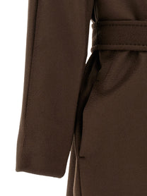 Weekend Max Mara Pedale Coat Brown, view 4