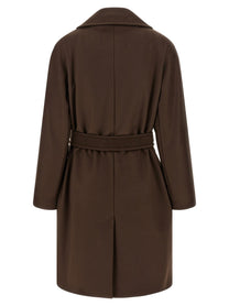 Weekend Max Mara Pedale Coat Brown, view 2