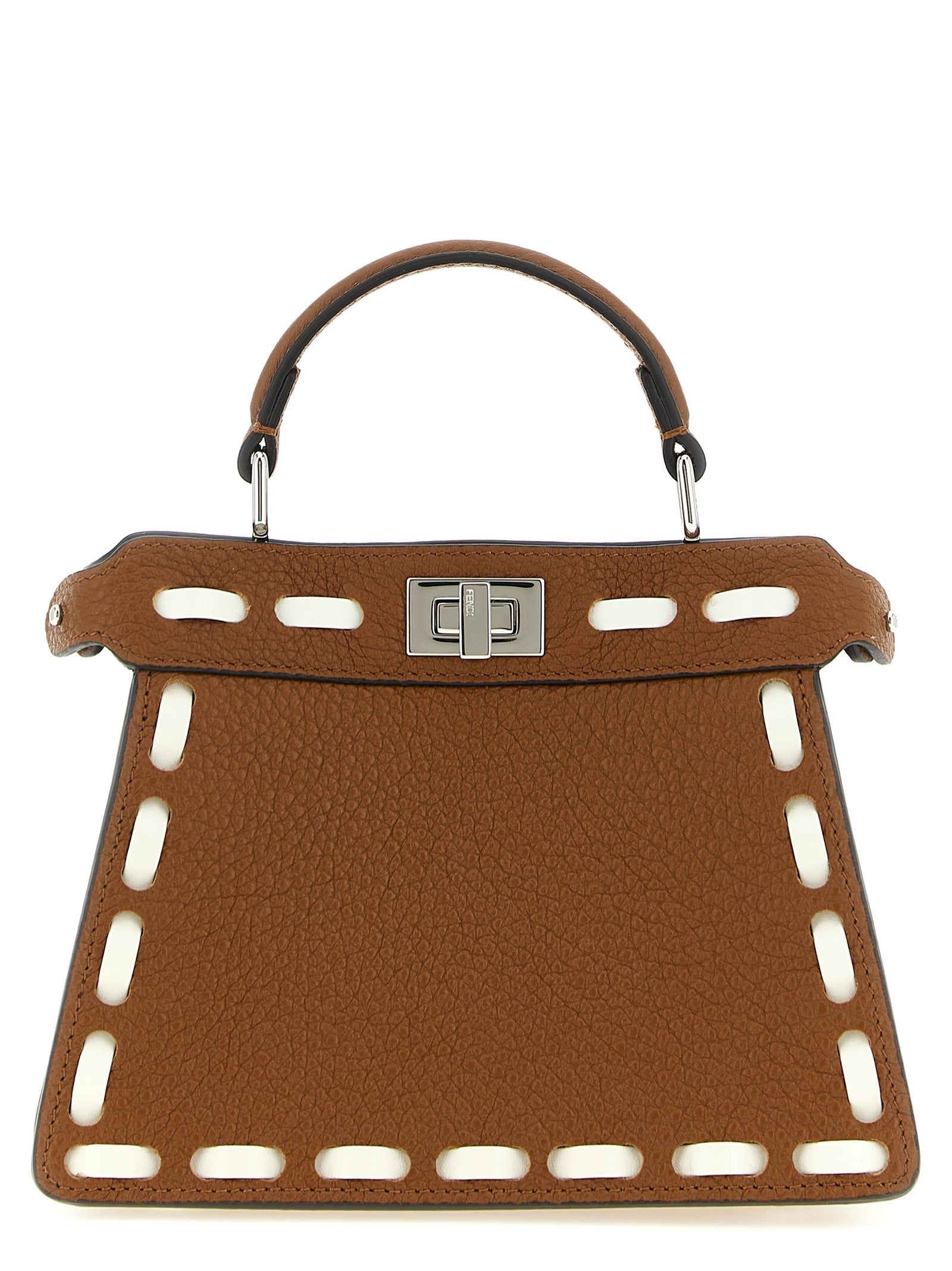 Fendi Peekaboo Iseeu Medium Handbag Brown